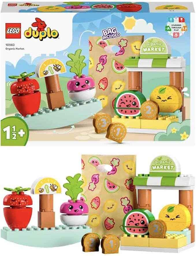 LEGO Duplo My First Duplo Yusai Market 10983 Toy Blocks Present for Toddlers Babies Pretend Play Boys Girls 1.5 Years Old and Up