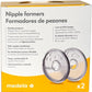 Medela Nipple Formers - Shape Inverted or Flat Nipples to Prepare for Breastfeeding, BPA Free, one Size fits All, Pack of 2.