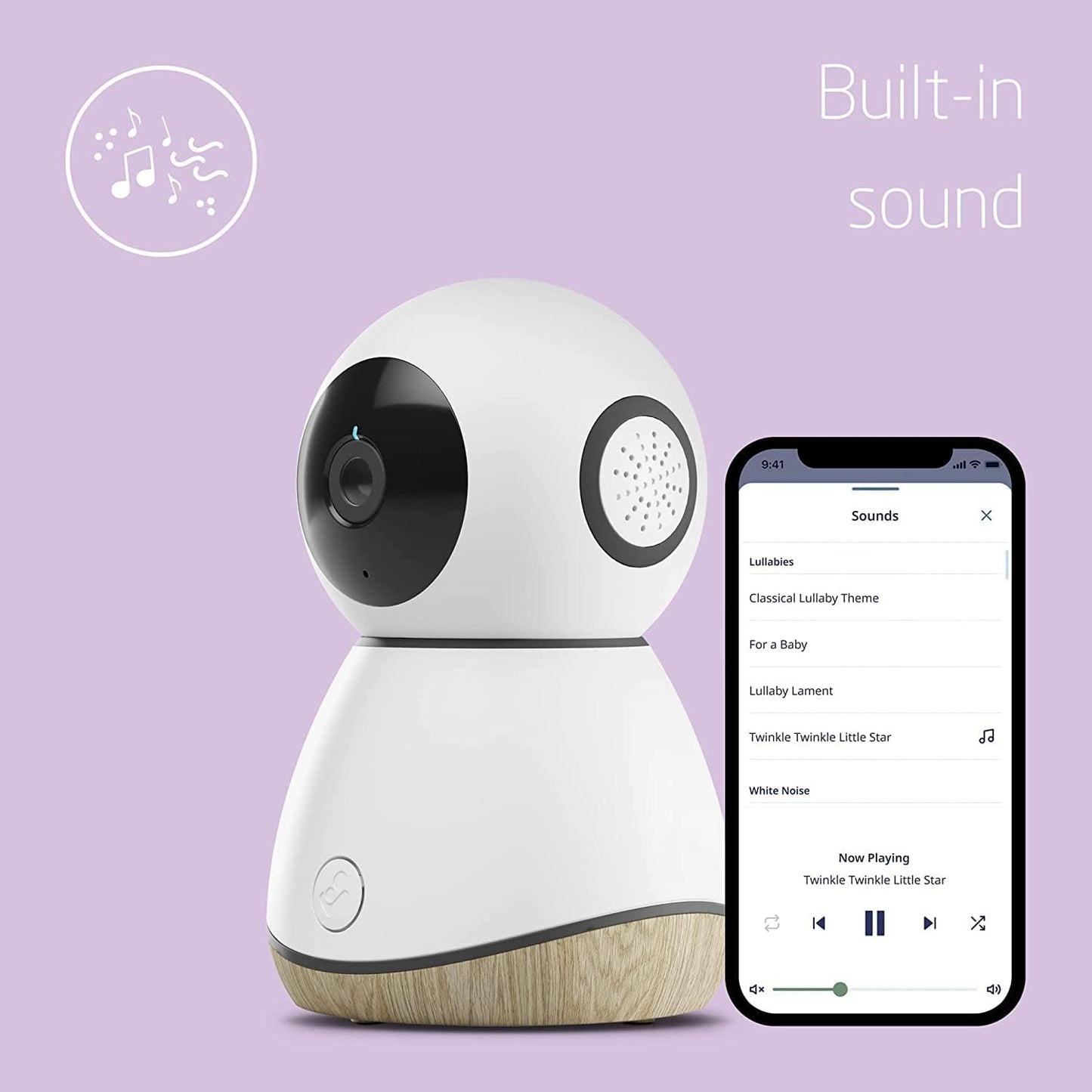 Maxi-Cosi See Baby Monitor, Baby Monitor with Camera (1080p HD) and Audio, WiFi Baby Monitor, Live Streaming.