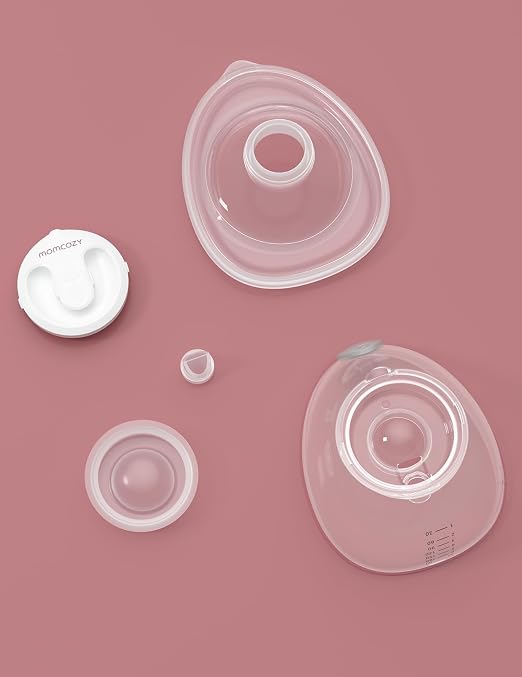 Momcozy Complete Kit for Momcozy V1 Pro/V2 Breast Pump (Max 220ml, with 27mm Double Sealed Flange)