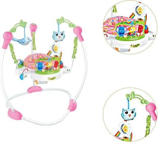 Multifunctional Baby Jumping Activity Center, Discovery Activity Jumper, Boys Girls Interactive Baby Bouncer for Kids - Adenzo Comfies