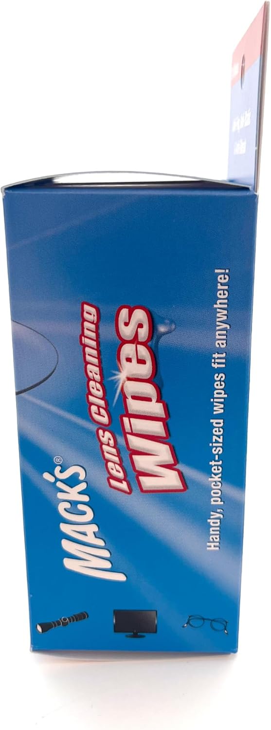 Mack's Lens Cleaning Wipes - 30 Count