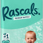 Rascals Premium Baby Diapers - Comfortable Waterproof Diapers for Babies Weighing 15-25 lbs - 44 Count - Soft & Soft Nappies Size 3. - Adenzo Comfies