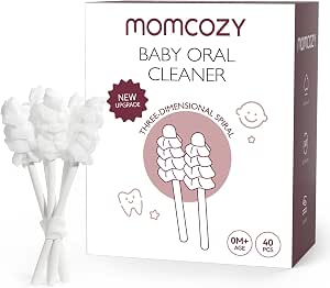 Momcozy Baby Tongue Cleaner Gauze.