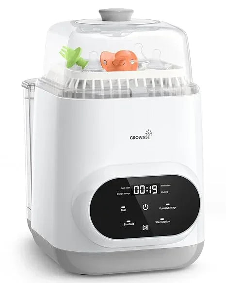 Grownsy Ease Clean Bottle Washer Pro | All - in - One Bottle Washer, Sterilizer & Dryer - Adenzo Comfies