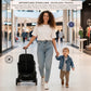 Neobreez LITEX Lightweight Cabin Size Travel Baby Toddler Stroller,Trolley Handle Pushchair,Waterproof UPF 50+Canopy,Gift&String Bag,Phone Holder&Toy Strap,Reflective Sticker,0-3yrs,15kg.