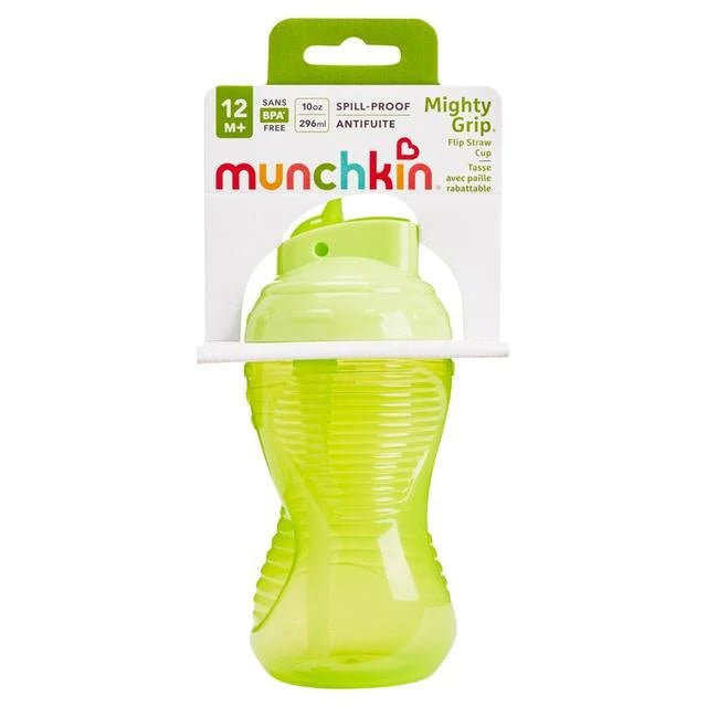 Munchkin 10 oz Sippy Cups, Mighty Grip Spill-Proof, for Children 9 Months and Up, Contoured Design, Soft Silicone Spout, Dishwasher and Freezer Safe - Adenzo Comfies