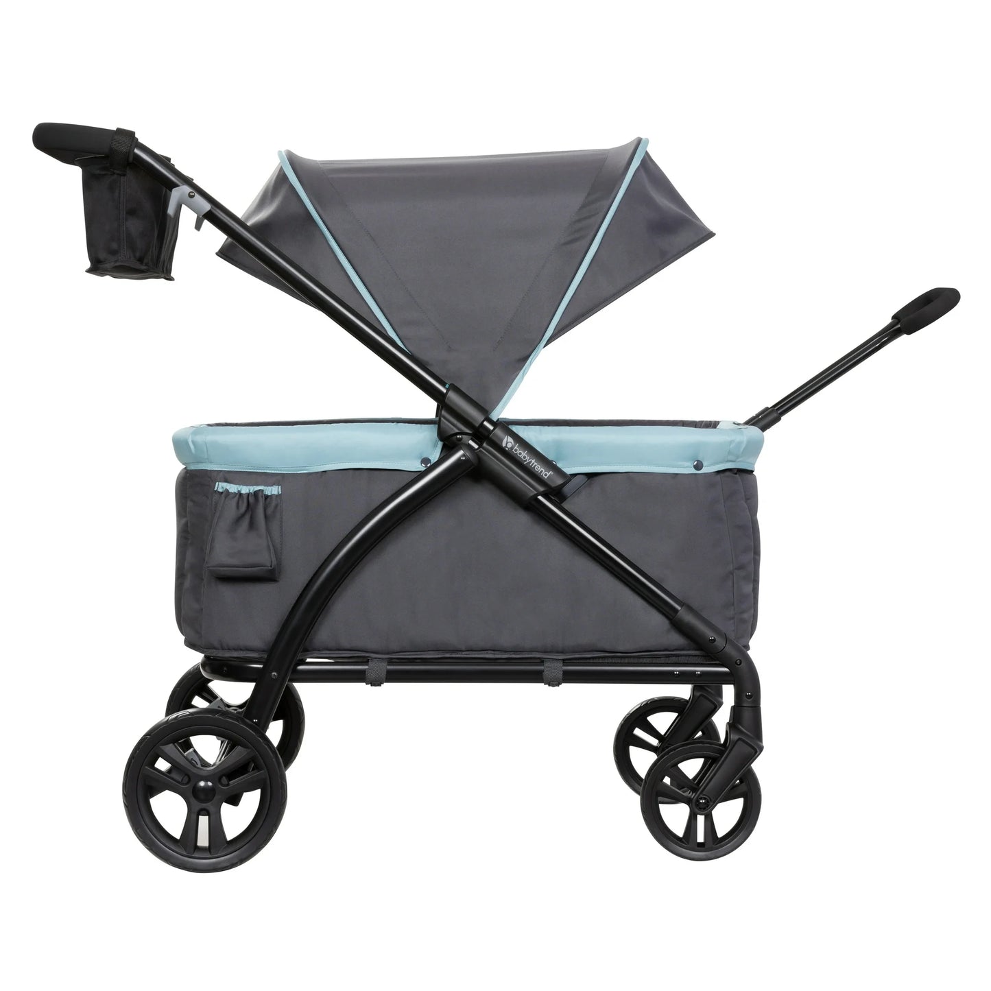 Baby Trend Tour LTE 2-in-1 Wagon Stroller, Compact Fold, Blue