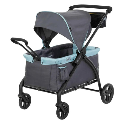 Baby Trend Tour LTE 2 - in - 1 Wagon Stroller, Compact Fold, Blue - Adenzo Comfies