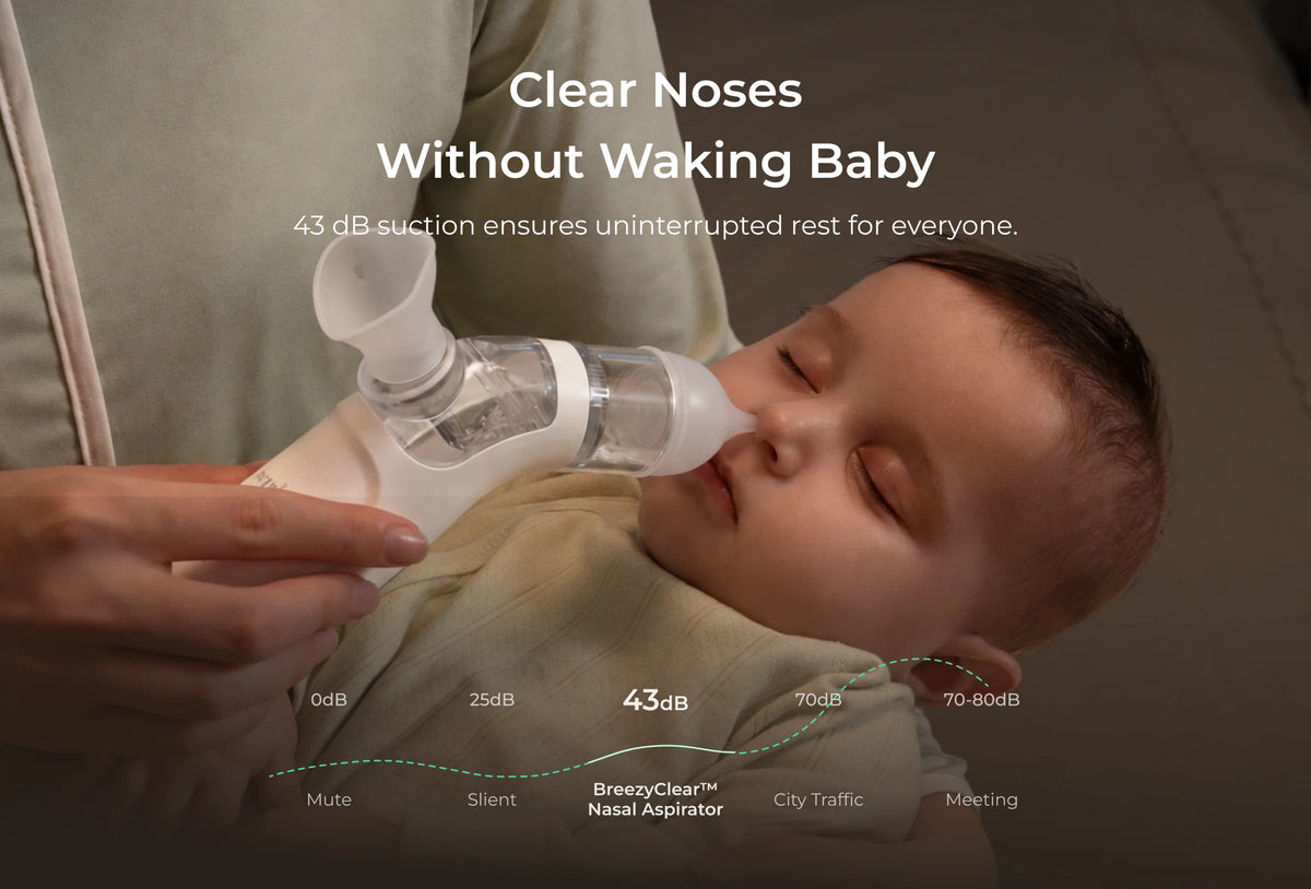 Momcozy BreezyClear™ 2-in-1 Spray & Suction Electric Nasal Aspirator.