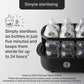 Tommee Tippee Electric Steam Baby Bottle Steriliser 5-Minute Cycle Black.