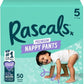 Rascals Premium Training Baby Diaper Pants - Easy Pull-Up Design Diaper Pants - Soft & Comfortable Diapers Pant Size 5 - Ultra Flex 360 Waistband 13-18 kg - 50 Count - Adenzo Comfies