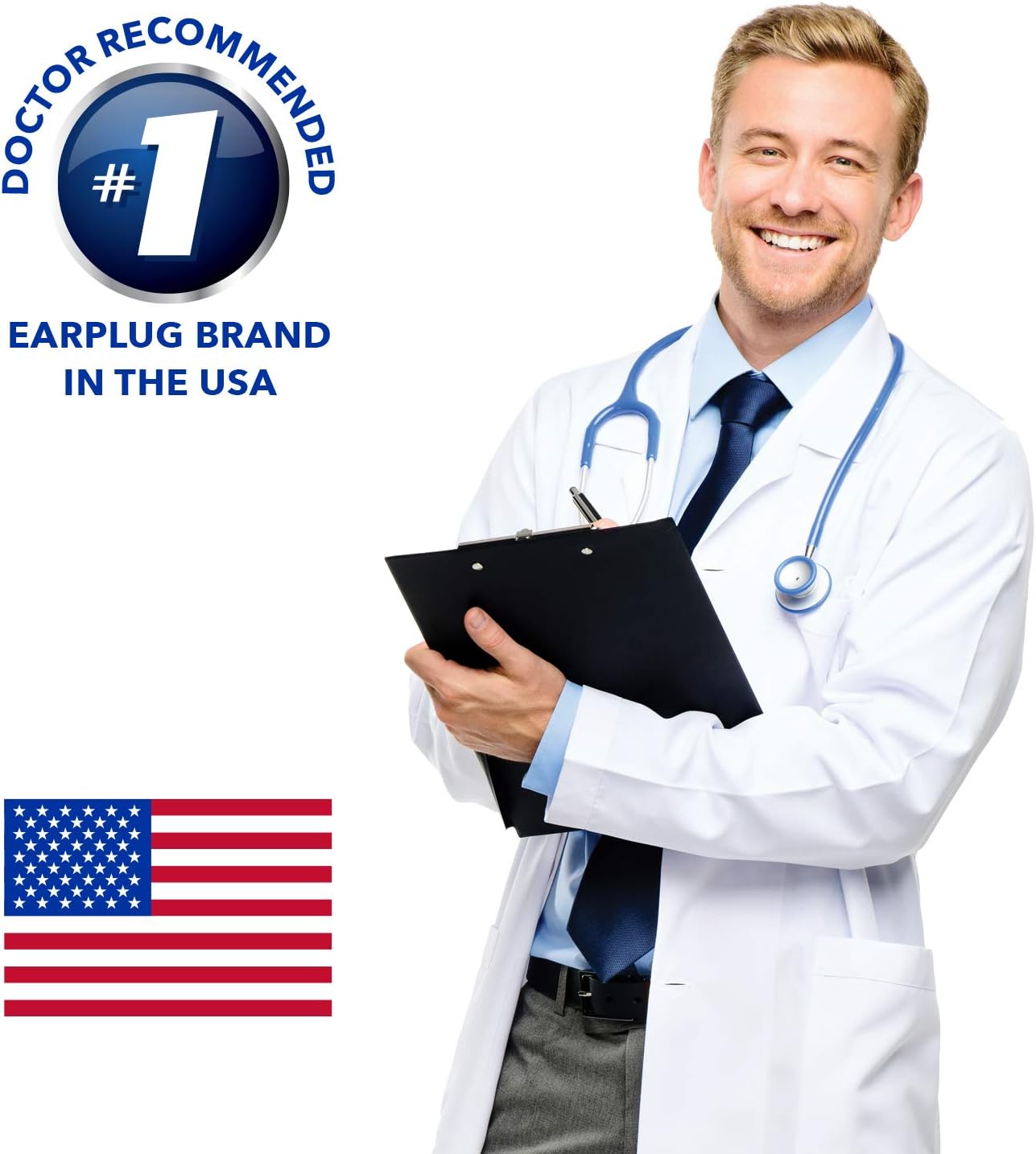 Mack's Blackout Soft Foam Earplugs, 3 Pair - 32 dB Highest NRR, Comfortable Ear Plugs for Concerts, Jam Sessions, Nightclubs, Loud Events and Shooting Sports