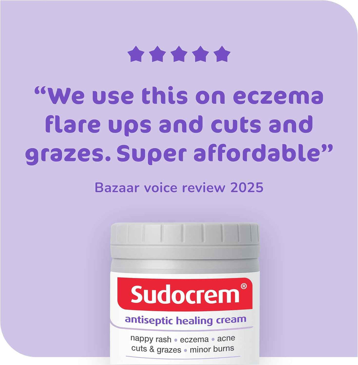 Sudocrem Antiseptic Healing Cream for Nappy Rash, Eczema, Burns and More - 60g - Adenzo Comfies