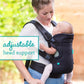 Infantino Flip 4 - in - 1 Convertible Baby Carrier, Adjustable, Ergonomic Babywearing, Registry Essential, Baby Carrier for Newborn to Toddler, Black - Adenzo Comfies