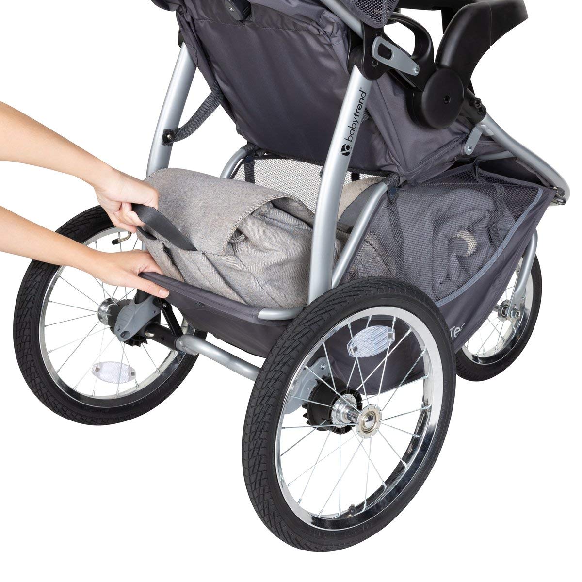 Baby Trend Expedition® Race Tec™ Jogger Travel System with Ally™ Infant Car Seat, 3 in 1 StrollerUltra Grey