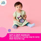 The First Years Disney Minnie Mouse Weighted Straw Cup - Spill Proof Toddler Cups with Flip Top Cover and Silicone Straw - Dishwasher Safe - 207ml - 9 Months and Up - Adenzo Comfies