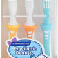 Pigeon 3-Step Training Toothbrush Set for Each Stage of Your Baby's Oral Development, 3-Pack.