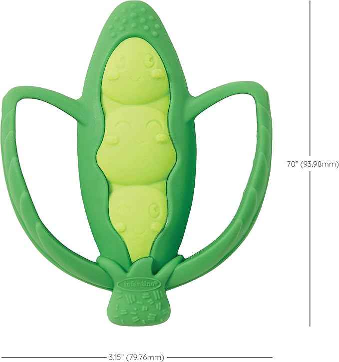 Infantino Lil' Nibbles Textured Silicone Teether.