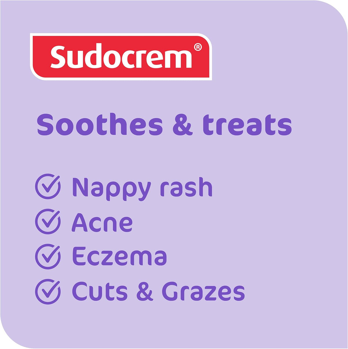 Sudocrem Antiseptic Healing Cream for Nappy Rash, Eczema, Burns and More - 60g - Adenzo Comfies