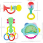 INFANTINO Baby's 1st Teethe and Play Music Set - Baby Essentials 4 Piece Gift Set, Instrument Themed teethers and rattles for Sensory Stimulation and Motor Development, BPA Free