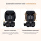 Neobreez GENTO Compact Air Travel Car Seat,i-Size ECER129,Adjustable Headrest,Side Impact Protection,ISOFIX&Top Tether,Compact Foldable&Portable. - Adenzo Comfies