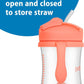 Dr. Brown's Milestones Baby's First Straw Cup, Coral, 1-Pack. - Adenzo Comfies