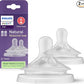 Philips Avent Natural Response Bottle Teat - 2 x Baby Bottle Flow 6 Teats for Babies Aged 6+ Months, BPA Free (Model SCY966/02) - Adenzo Comfies
