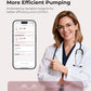 Momcozy Air 1 Wearable Breast Pump, Ultra-Slim Hands-Free Breast Pump with Wireless Charging Case, Top-View Visible, App Control, Auto Mode Switching, Milk Tracking & Full-Collector Alerts, 6oz - Adenzo Comfies