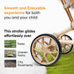 Baby Stroller for 2-7 Years |Safety Harness|Lightweight Travel Stroller with Wide Seat, Big Wheels, Compact Fold, High Weight Capacity, Adjustable Sunshade|Beige & Gold