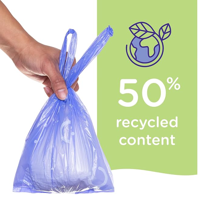 Ubbi Disposable Diaper Sacks, Lavender Scented & On The Go Waste Disposal Bags Refills Value Pack, Lavender Scented.