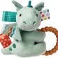 Mary Meyer, 41640M, Taggies Soft Baby Rattle with Soothing Teether and Sensory Labels, 6-Inch, Drax Dragon