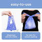 Ubbi Disposable Baby Diaper Sacks, Lavender Scented, 400 Count | Easy-To-Tie Tabs, Made from 50% Recycled Material, Disposable On-The-Go Bags, Diaper Bag and Travel Essential.