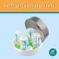 Dr. Brown's Microwave steam sterilizer - comes with 2 x 270ml options+wide neck bottles - Adenzo Comfies