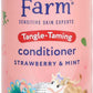 Childs Farm Tangle Taming Conditioner, Straight or Wavy Hair, Gentle, Tear Free, Strawberry and Mint, Kids, Baby, 250ml