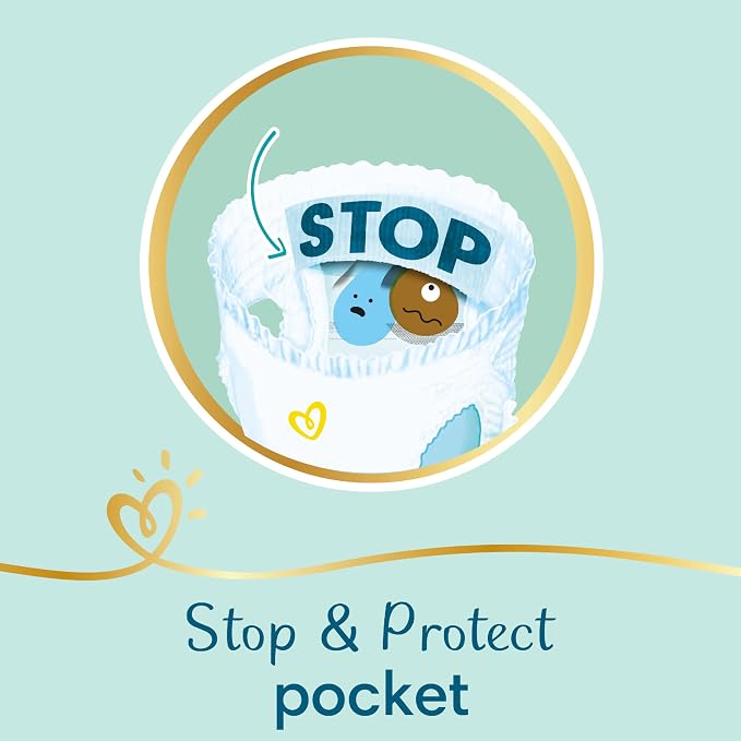 Pampers Pants with Lotion with Olive Oil, Size 3, 58 Baby Diapers. - Adenzo Comfies