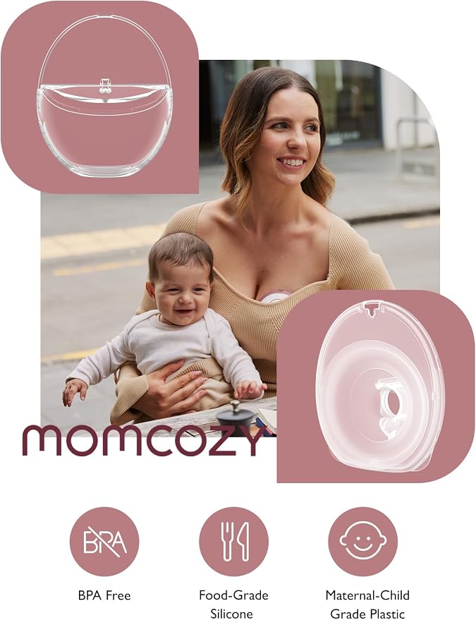 Momcozy Mobile Style 21mm Flange Insert, Original Momcozy M6 Mobile Style Breast Pump Replacement Accessories, 1PC (21mm).