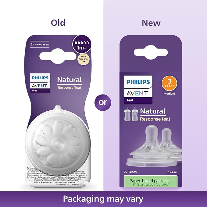 Philips Avent Natural Response Nipple – 2 Pack SCY962/02 - Adenzo Comfies