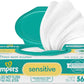 Pampers Sensitive Baby Wipes – Perfume Free, 56 Count Pop‑Top Pack