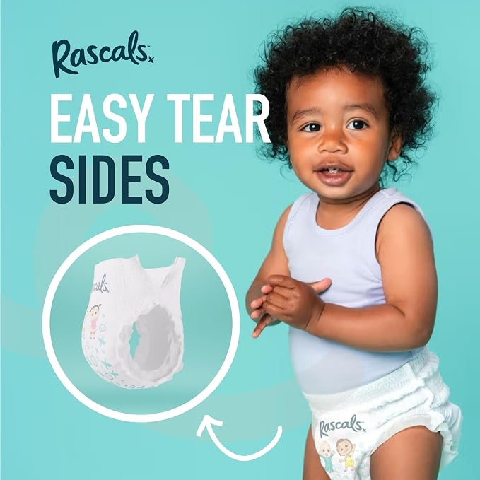 Rascals Premium Baby Diapers - Comfortable & Leak-Proof Diaper for Babies 13-18 kg - Soft & Gentle Diapers Size 5 - Pack of 32 Count. - Adenzo Comfies