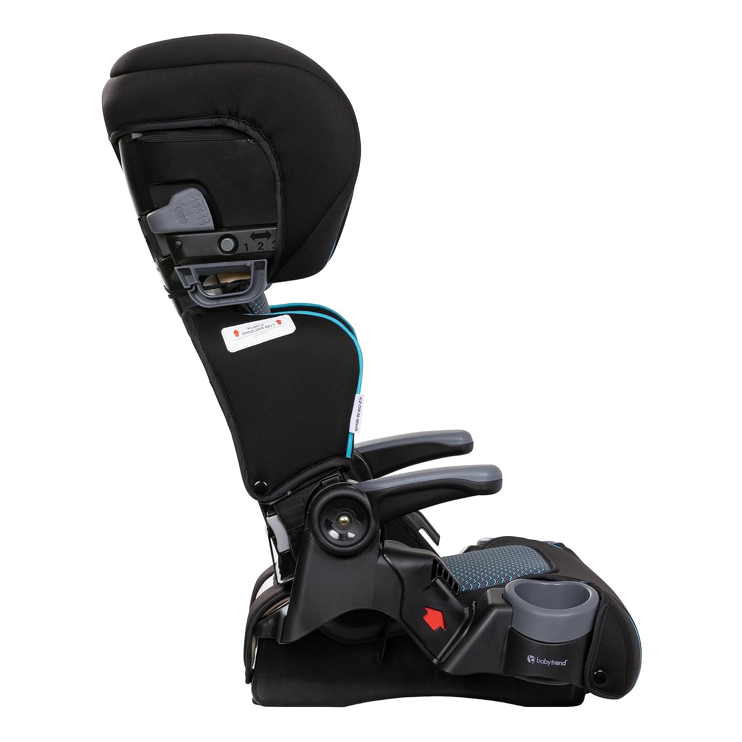 Baby Trend Protect 2 - in - 1 Folding Booster Car Seat, Aqua Tech, Riley, And Grey Tech - Adenzo Comfies