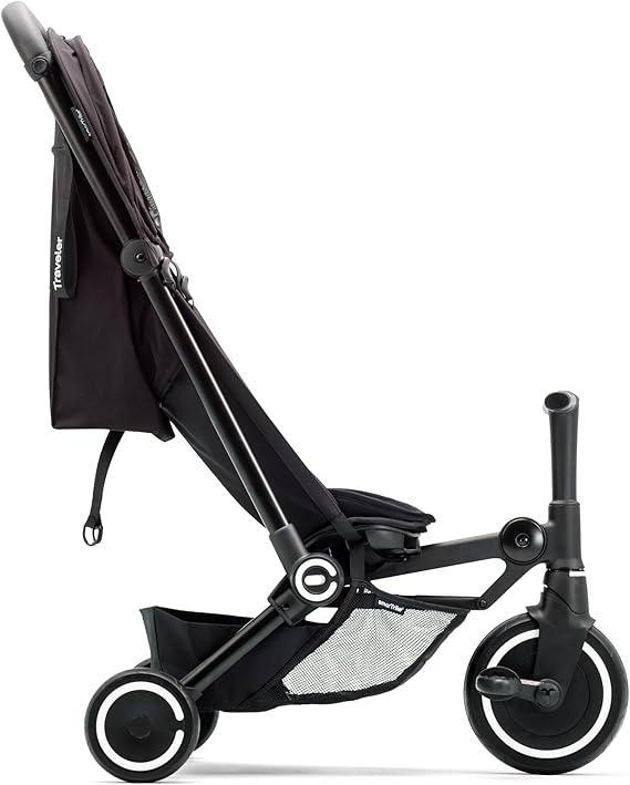 Smartrike Traveler 4 - in - 1 Stroller Tricycle – Onyx Black & Forest Green - Adjustable, Lightweight, Foldable, Toddler Trike, Baby Stroller, Safe and Durable TC5900800 - Adenzo Comfies