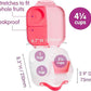 B.box Mini Lunch Box for Kids: Lightweight Bento Box for Snacks/Meals with 2 Leakproof Compartments, School Supplies Ages 3+.