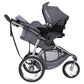 Baby Trend Expedition® Race Tec™ Jogger Travel System with Ally™ Infant Car Seat, 3 in 1 StrollerUltra Grey