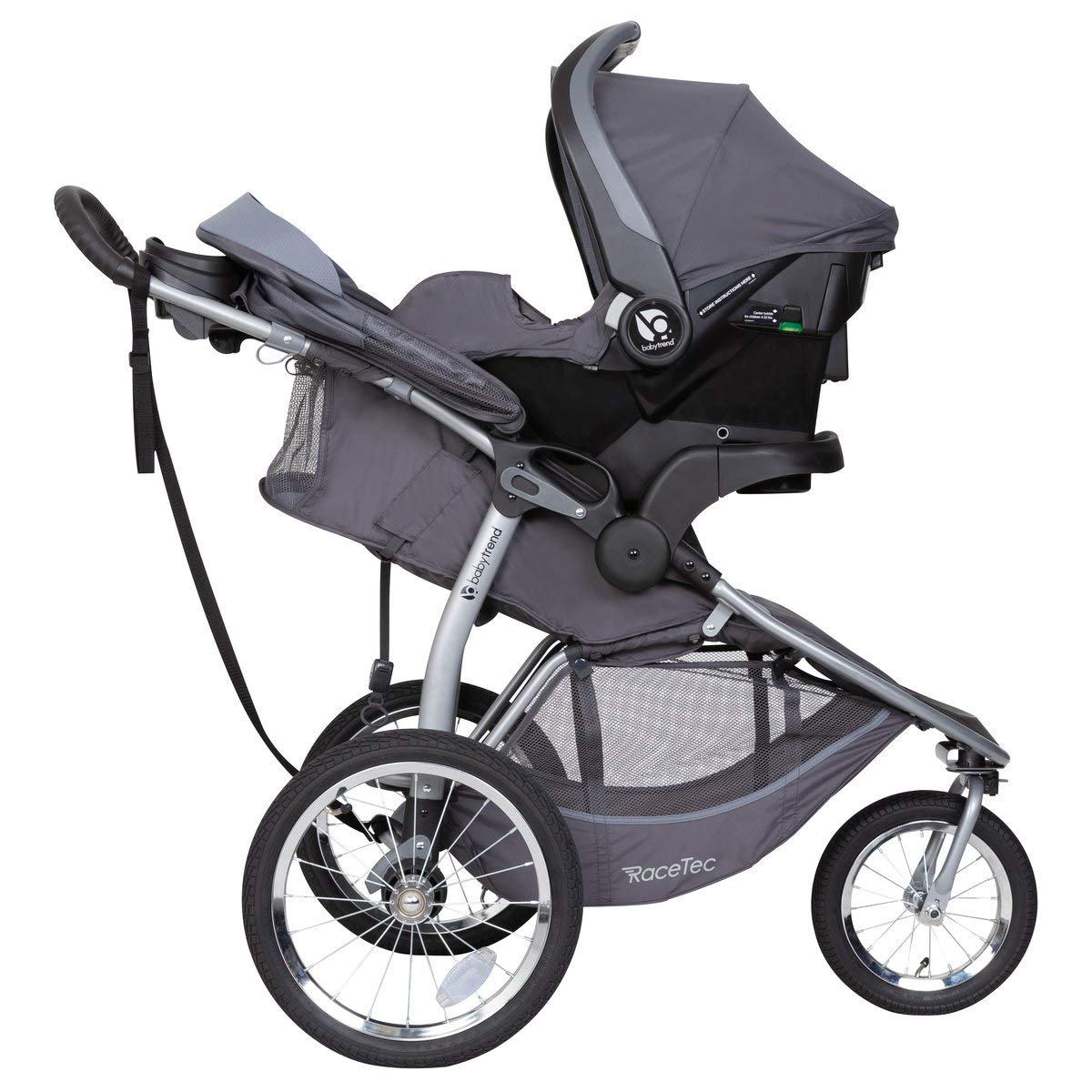 Baby Trend Expedition® Race Tec™ Jogger Travel System with Ally™ Infant Car Seat, 3 in 1 StrollerUltra Grey