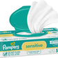 Pampers Sensitive Baby Wipes – Perfume Free, 56 Count Pop‑Top Pack