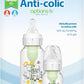 Dr Brown's Natural Flow Anti - Colic Options+ Narrow Baby Bottle, Sampler Kit, 1x 4oz/120ml Bottle & 1x 8oz/250ml Bottles with Level 1 Slow Flow Teat, Kit Also Includes 2X Level 2 Medium Flow Teats - Adenzo Comfies