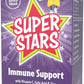 Natures Aid Super Stars Immune Support Chewables for Kids Aged 4-12 – Vitamin C, Zinc, Elderberry & Folic Acid – Supports Immunity, Growth & Energy – Natural Fruit Flavour, Vegan – 60 Tablets