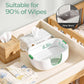 Momcozy Baby Wipe Warmer, Innovative Spring Design,Large Capacity Dispenser | Wipe Warmer with Night Light, Fast and Even Heating.