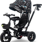 BB-228 Children’s Tricycle for Toddlers, Black, Durable Three-Wheel Ride-On Bike with Safety Seat, Music Function, and Push Handle – Ages 1–4 Years - Adenzo Comfies